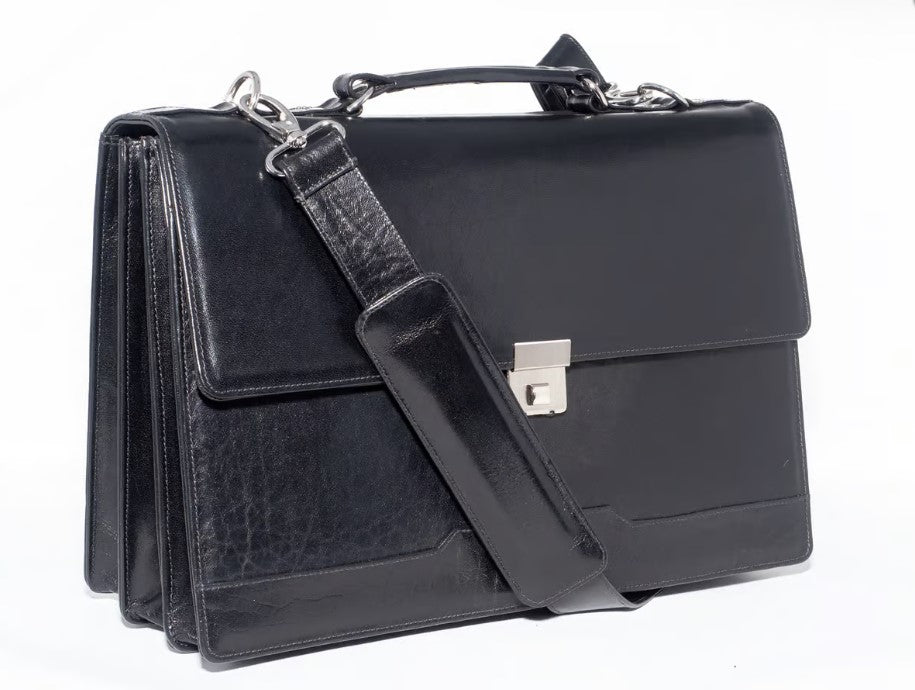 Giulian Leather Laptop Briefcase